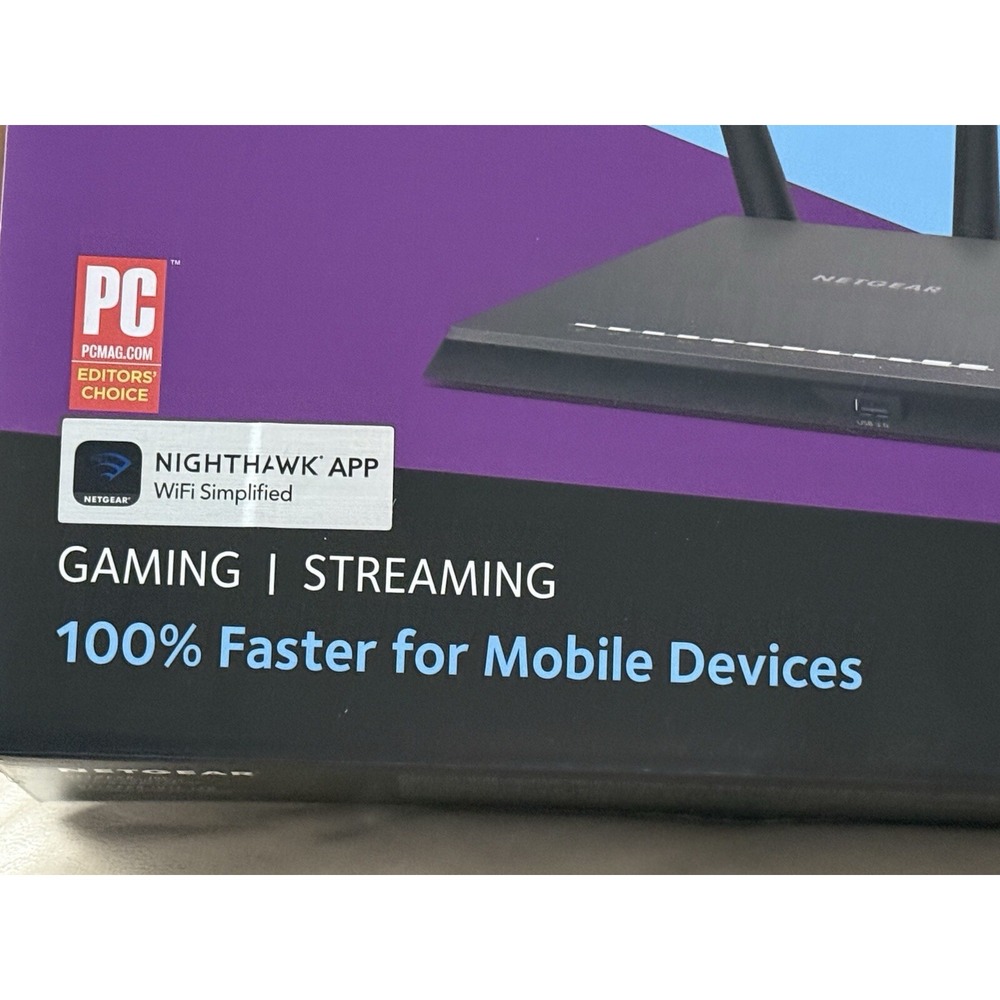 NETGEAR Nighthawk R7000 AC1900‎ Smart WiFi Router - Picture 3 of 8